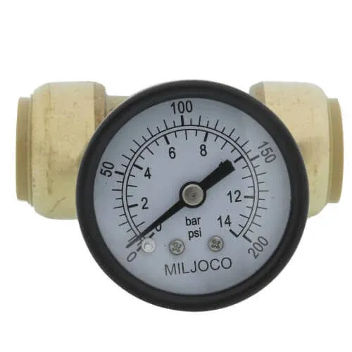 Sharkbite 3/4-in Push-to-Connect Pressure-Gauge Tee 24438