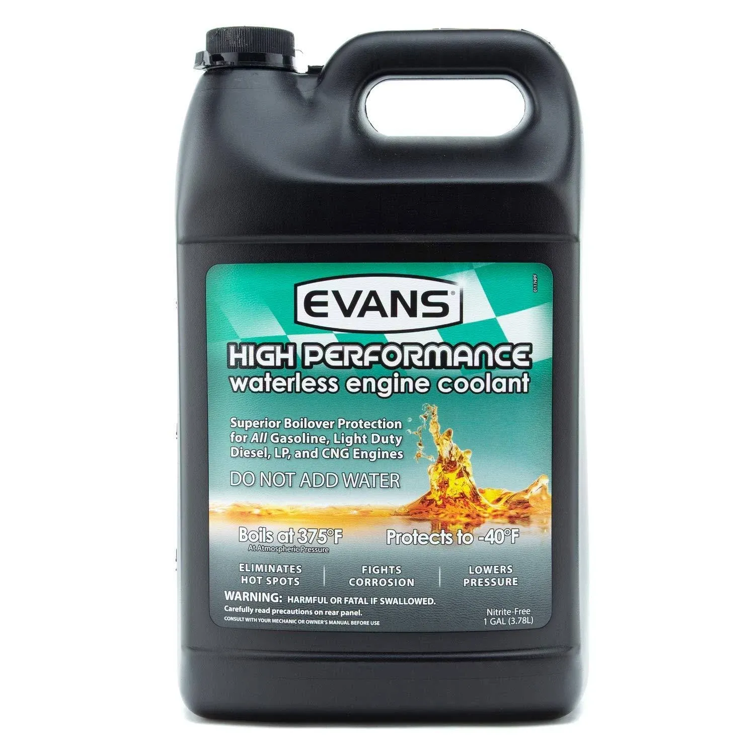 Evans Cooling Systems EC53001 High Performance Waterless Engine Coolant, with Funnel 128 fl. oz.