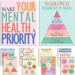 S&amp;O Mental Health Posters for Office &amp; School - Decor -... 