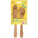 Talisman Designs Beechwood Spoon and Spreader Laser Etched Honey Bee Design, Set of 2, Jam Spoon & Spreader