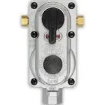 Flame King ACR6a 2-Stage Auto Changeover LP Propane GAS Regulator for RVs, Vans, and Trailers (Without Pigtails)