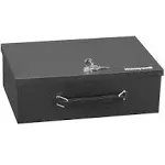 Honeywell, Standard Steel Cash Box, Black, 6112