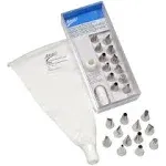 Ateco Cake Decorating Set, 14 Pieces, Silver