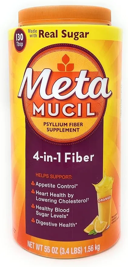 Metamucil Fiber Supplement Sugar