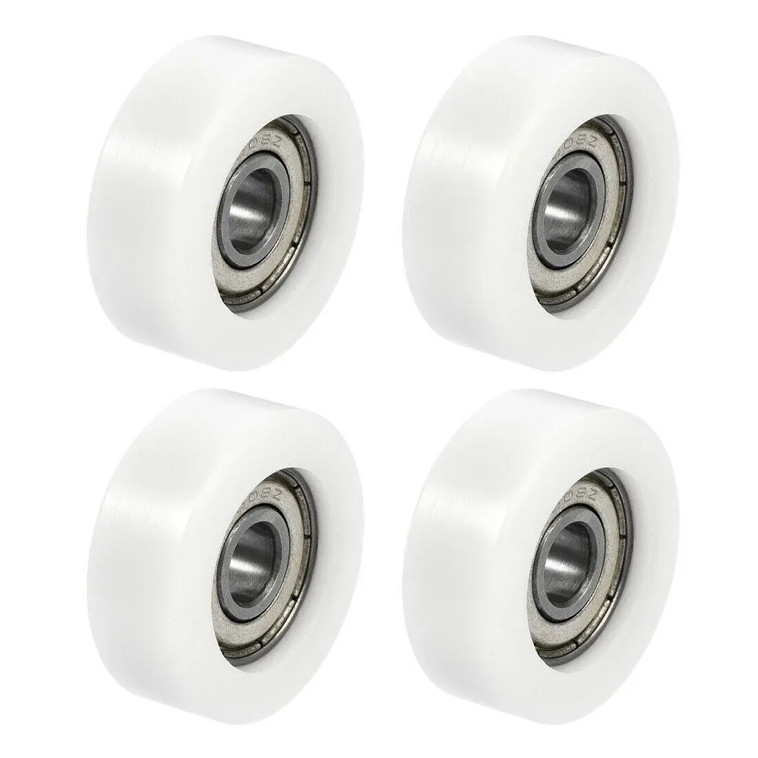 4pcs 608ZZ Deep Groove Ball Bearings Bearing Guide Pulley Roller Round Wheel