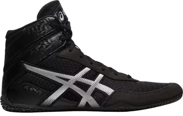 ASICS Matcontrol 3 Wrestling Shoes - Black/Silver 12