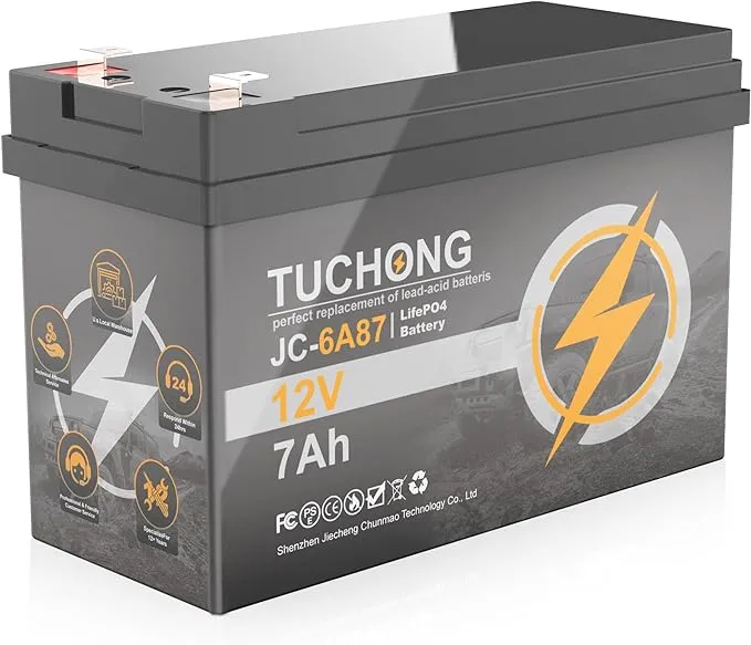 Lithium Battery: Upgrade 12V 7Ah LiFePO4 - 5000+ Cycle Times - 10-Year Lifetime