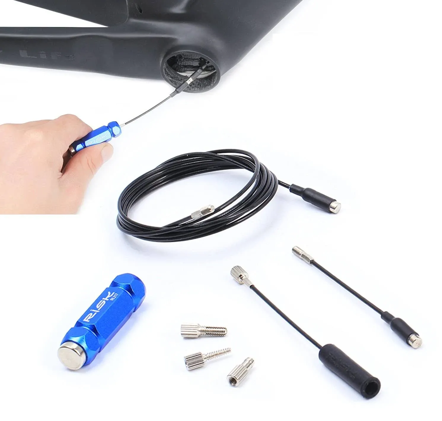 Bike Internal Cable Routing Tool Kit Compatible with 4-5.5mm Cable Housing