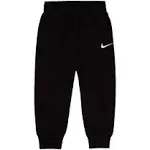 Nike Little Boys' Swoosh Fleece Joggers, Size 7, Black