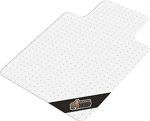 Gorilla Grip Office Chair Mat for Carpet Floor, Slip Resistant Heavy Duty Under Desk Protector Carpeted Floors, No Divot Plastic Rolling Computer