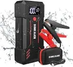 DINKALEN Car Jump Starter, 3000 A Peak Battery Starter (All black 