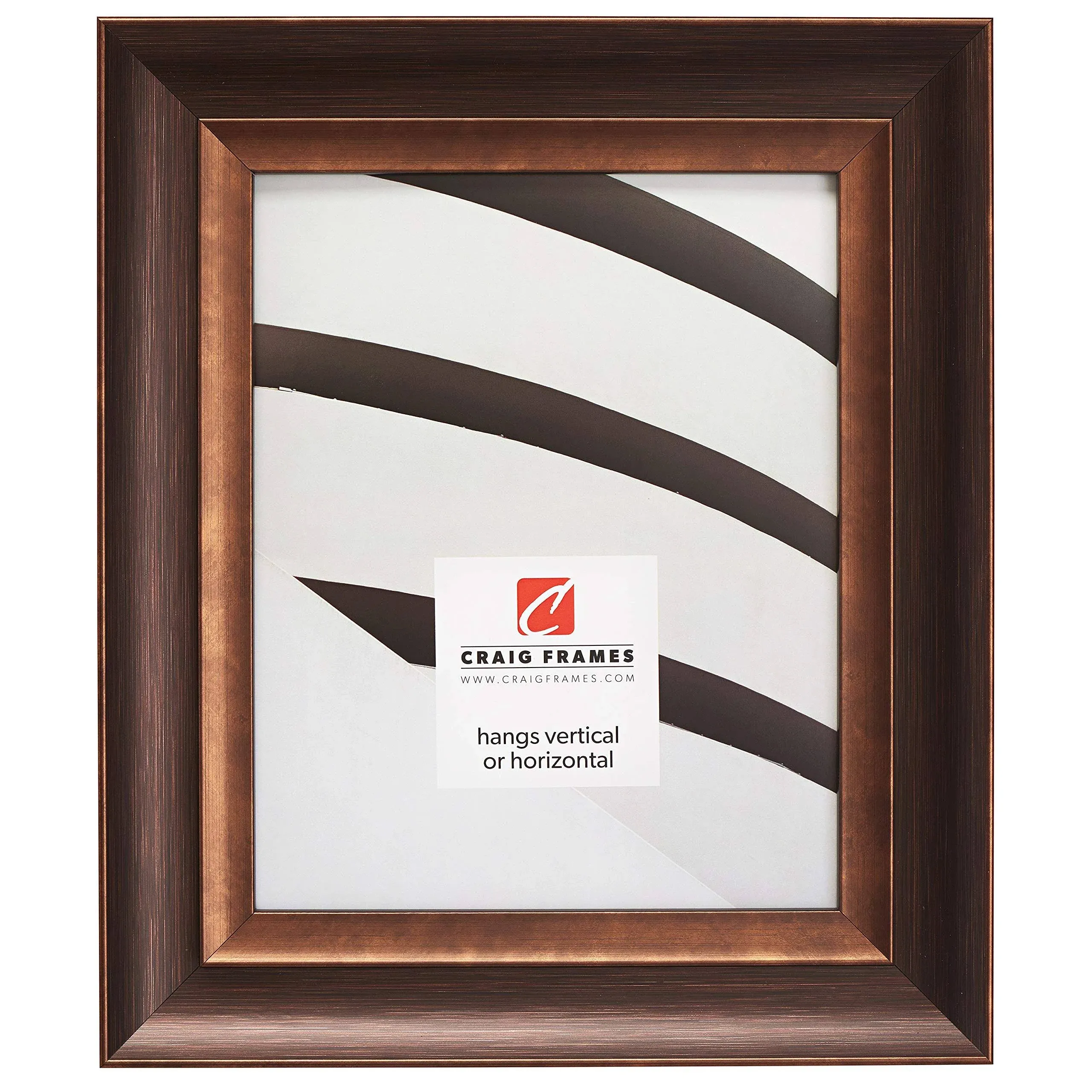 Craig Frames Ventura Picture Frame, 11 x 14 inch, Bronze