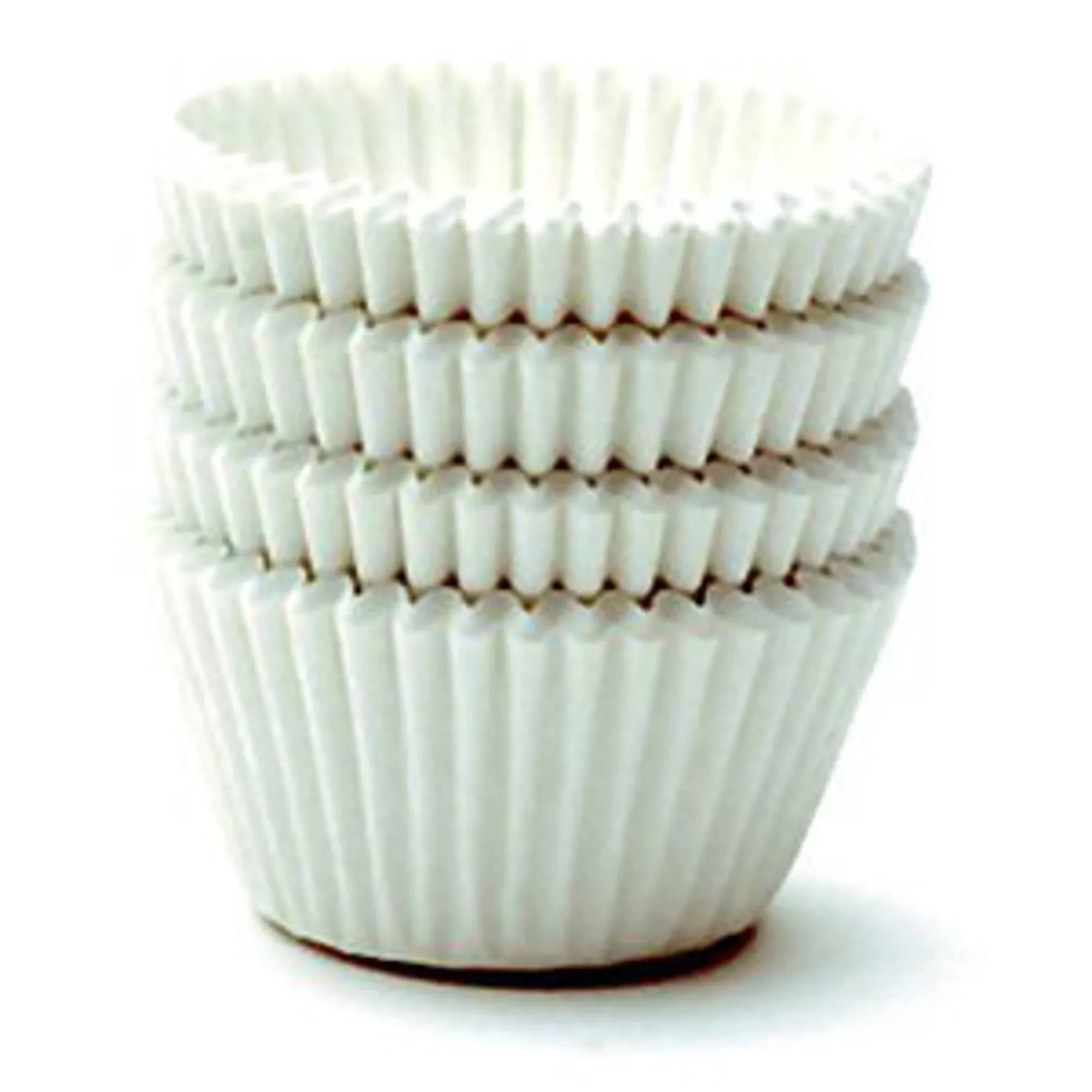 Decony Giant Muffin Cups Paper Liners - 500 Pc. -USA MADE- White Cupcake Liners for Baking for Large/Jumbo Muffins- Food-Grade, Quick-Release Paper- 2 1/4'' x 1 7/8" = 6''