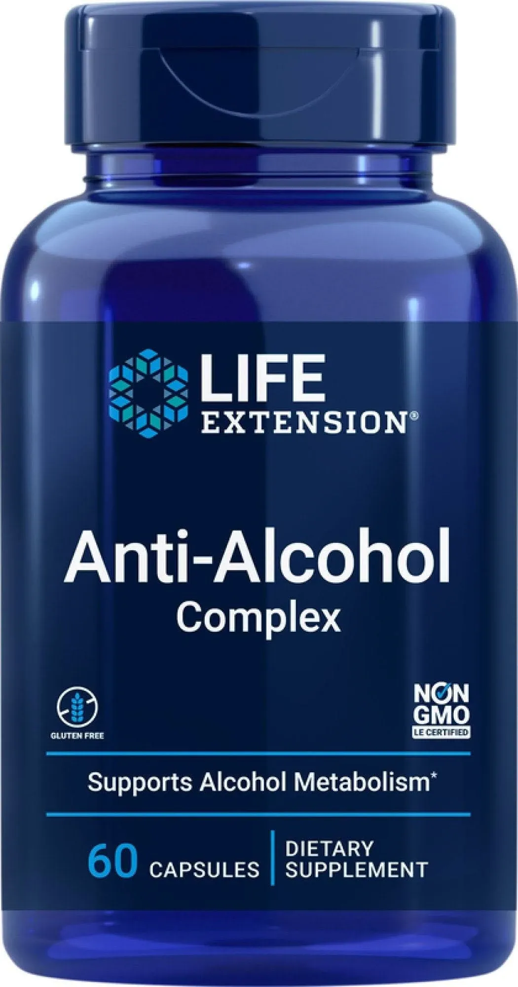 Life Extension Anti-alcohol Complex 60 Capsules
