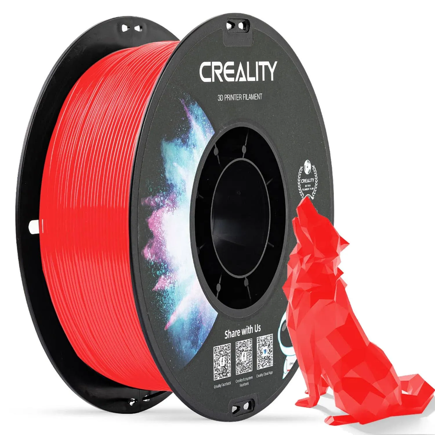 Official Creality PETG 3D Printer Filament 1.75mm 1KG (2.2lbs)