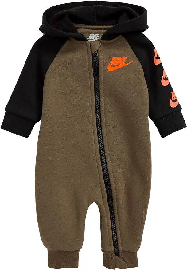 Nike Baby`s Futura Long Sleeve Full Zip Hooded Coverall