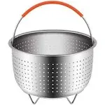 Skingwa Steamer Basket for Instant Pot, Vegetable Steamer Basket Stainless Steel Steamer Basket Insert for Pots (6QT)