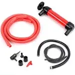 Koehler RA990 Fuel Transfer Pump Kit - Transfer gas, change oil, inflatetir, Red