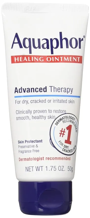 Aquaphor Baby Healing Ointment Advanced Therapy Skin Protectant - Dry Skin and Diaper Rash Ointment - 7oz