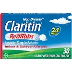 Claritin, Non-Drowsy, RediTabs, 10 mg, 30 Orally Disintegrating Tablets