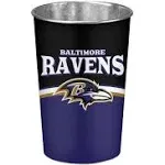 Baltimore Ravens NFL Team Stripe Waste Basket