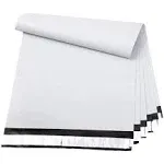 Metronic Large Shipping Bags 100 Pack White Poly Mailers 19x24 Envelopes with SE