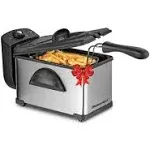 Deep Fryer Removable Basket Adjustable Viewing Window and Odor Free Filter,