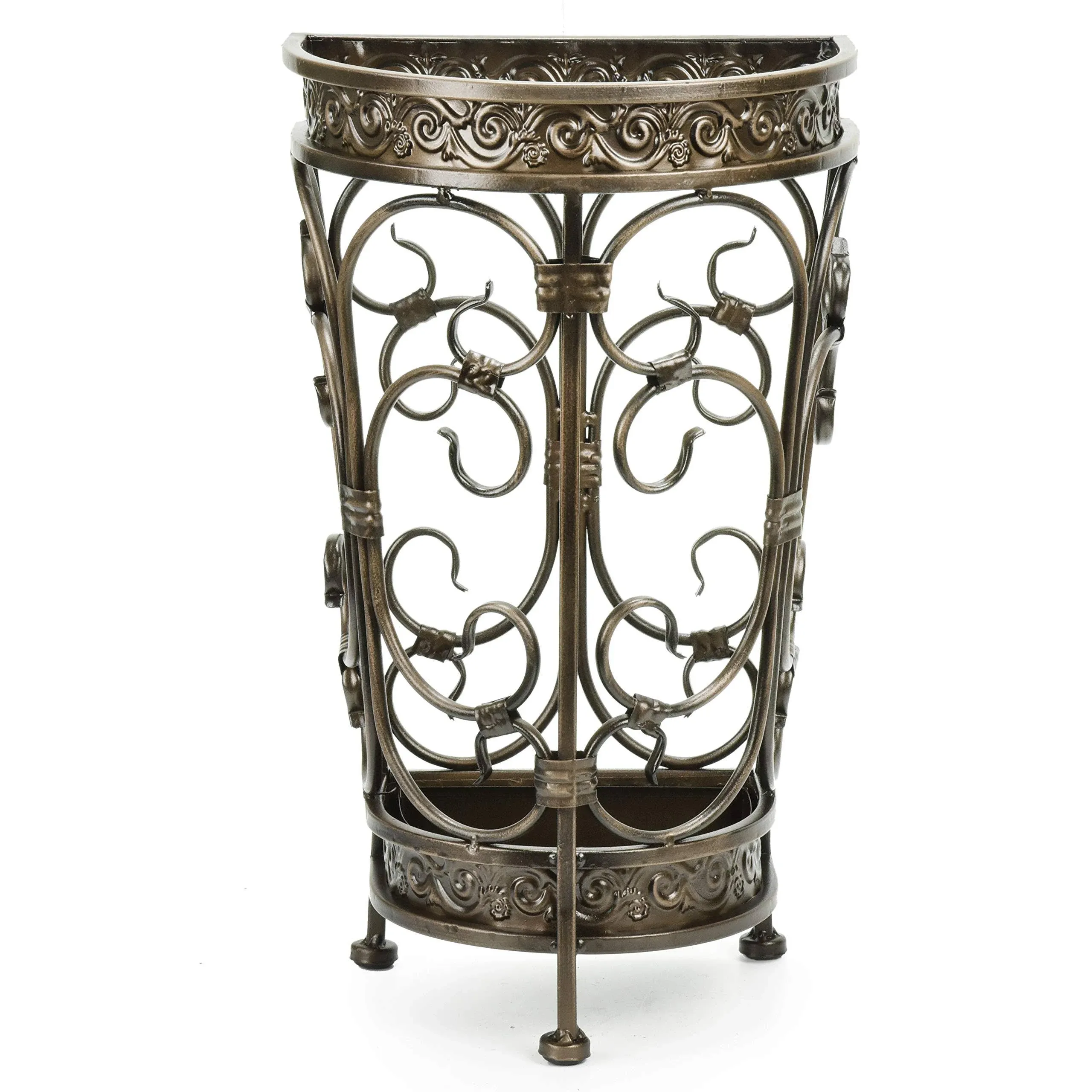 Super Quality Umbrella Stand Umbrella Holder Antique Look Metal Entry Hallway Dc