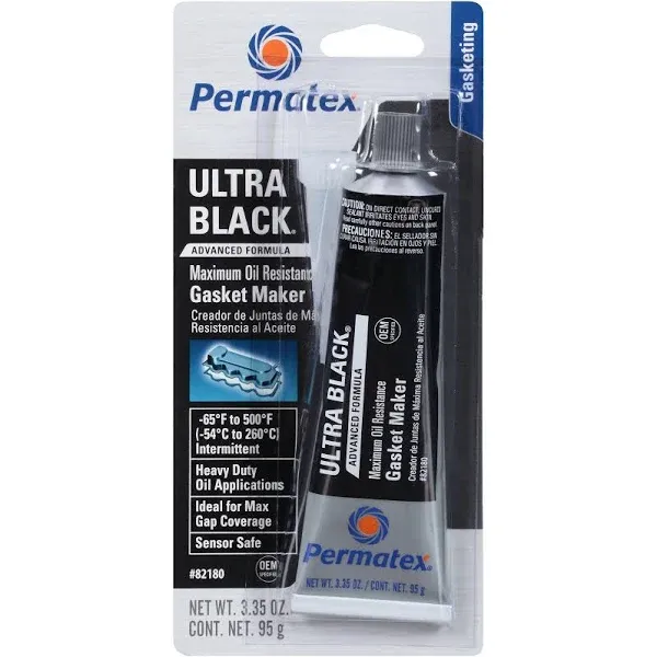 Permatex Ultra Black RTV Silicone Gasket Maker