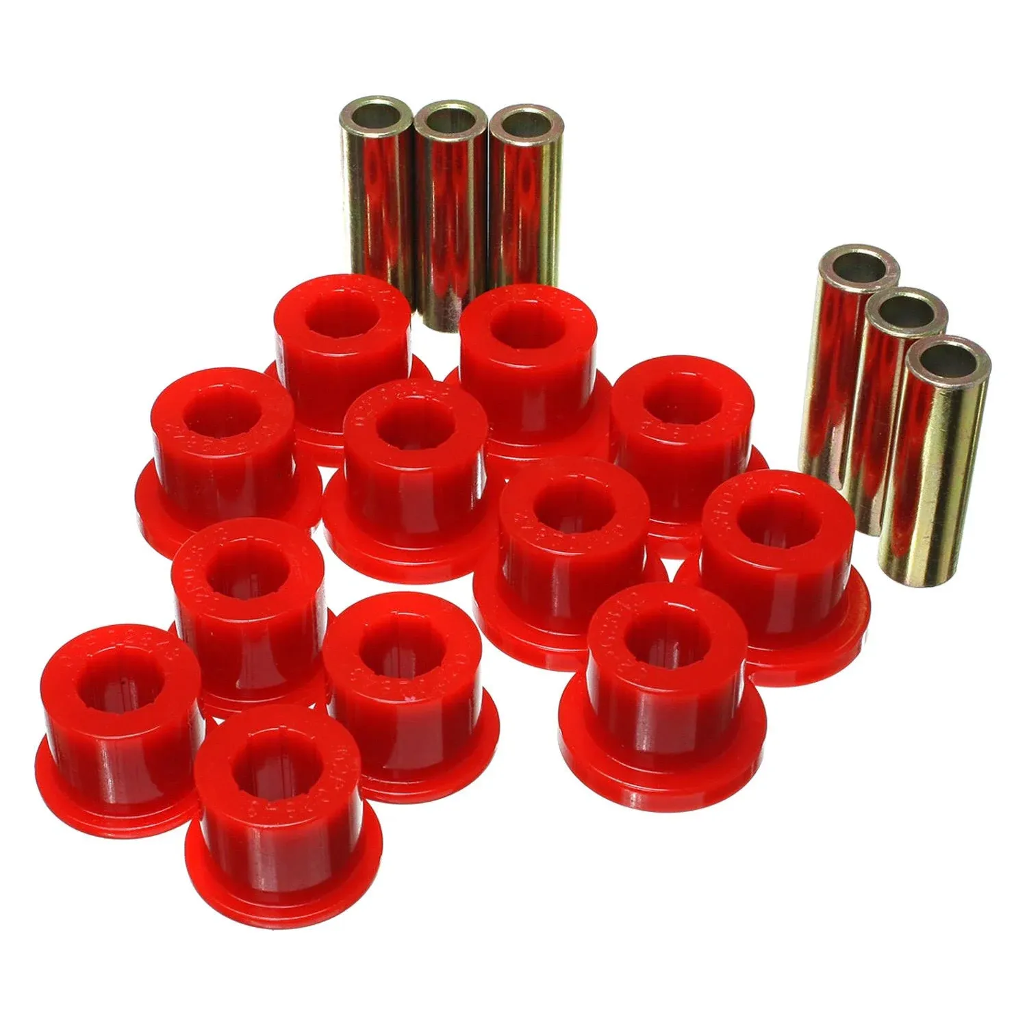 Energy Suspension 05-14 Toyota Tacoma Rear Leaf Spring Bushings - Red