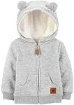 Simple Joys by Carter's Baby Hooded Sherpa Lining Sweater Jacket