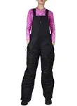 Arctic Quest - Snow Bibs - Insulated (FOR Women) - Black (S )