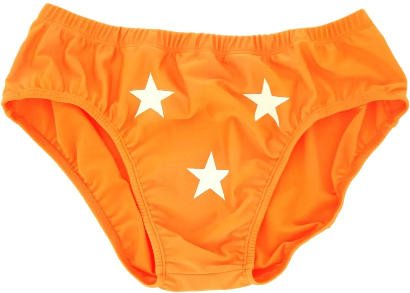 Costume Agent Macho Man 3 Stars Wrestling Briefs - Orange - S