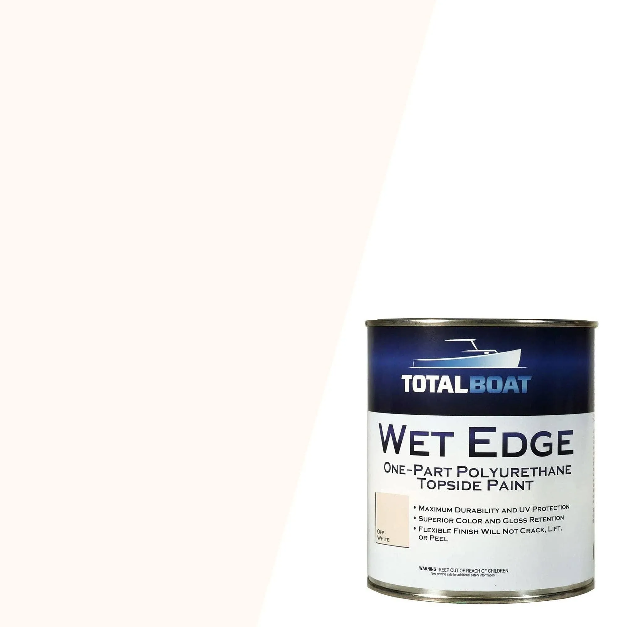 TotalBoat Wet Edge Marine Topside Paint Off White Gallon