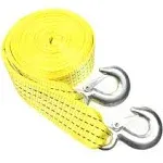 10,000 LB Heavy Duty Tow Strap with Safety Hooks 2” x 20’ Polyester Superior Strength