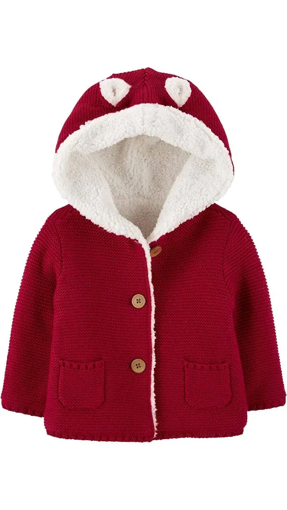 Baby Carter's Sherpa-Lined Cardigan