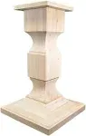 BingLTD - 28&#034; Tall Chelsea Square Pedestal Table Base