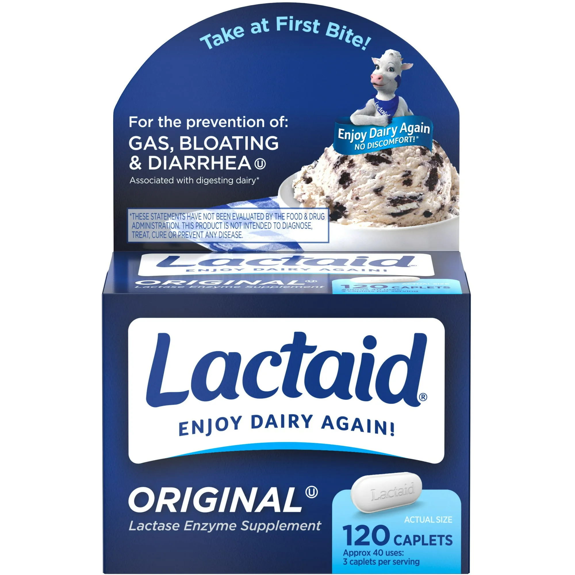 LACTAID Original Caplets 120 ea