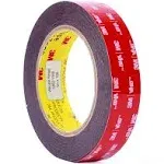 3M Scotch 5952 VHB Tape: 1 in. x 15 ft. Black