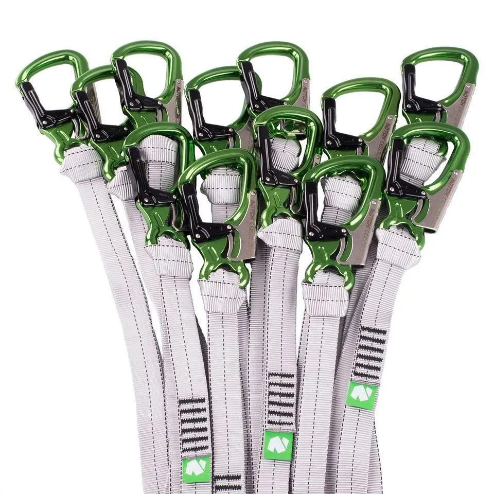 NEW NOTCH SPEEDLINE KIT 12 PACK OF 40" LOOPS ARBORIST ZIPLINE 29KN