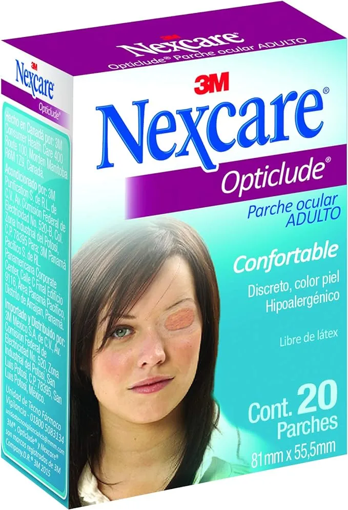 Nexcare Opticlude Orthoptic Eye Patches, Regular Size, 20-Count Boxes (Pack of 1 )
