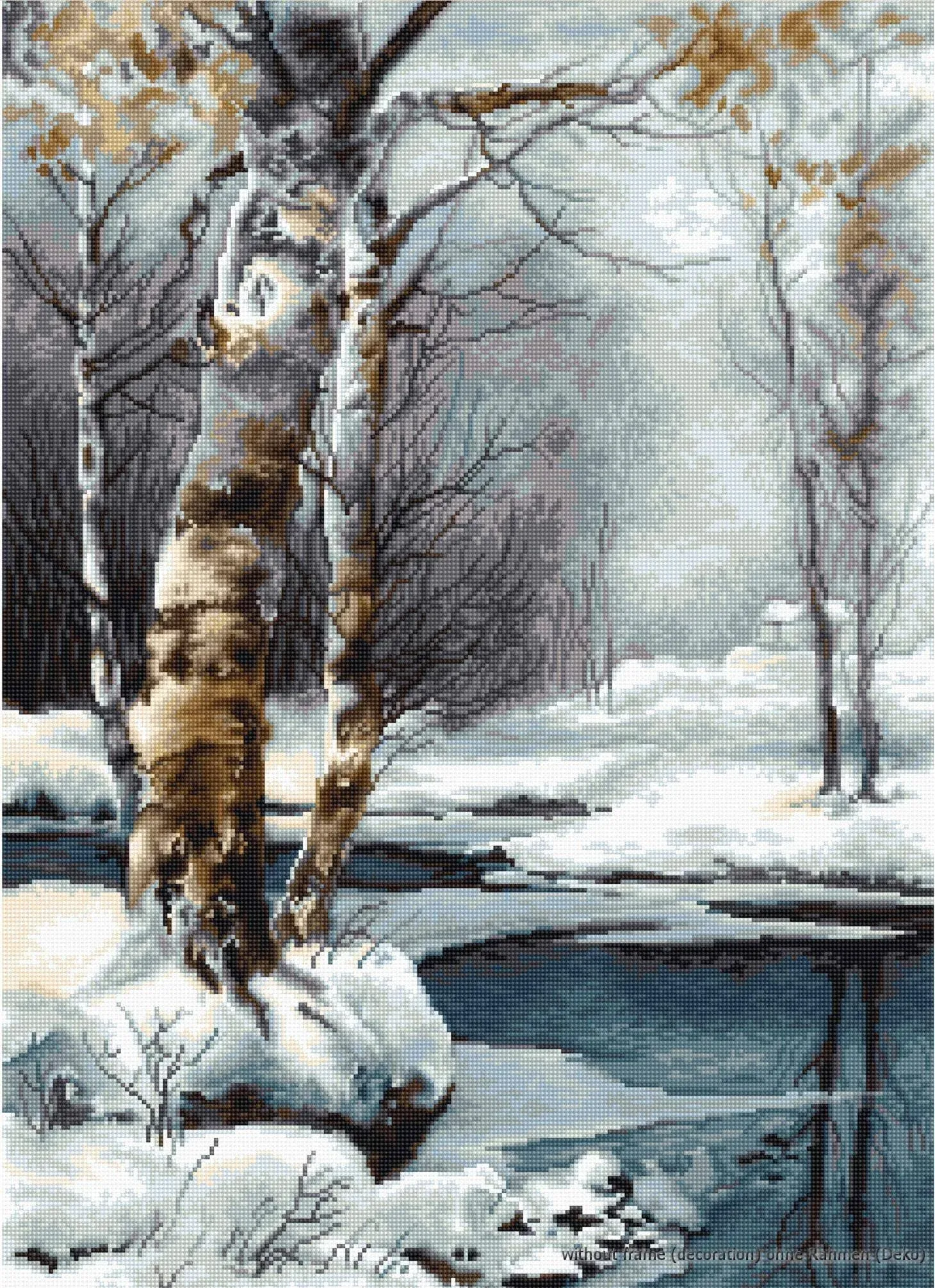 Cross Stitch Kit “The Winter” Luca-S B560