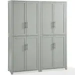 2pc Savannah Pantry Set Gray - Crosley