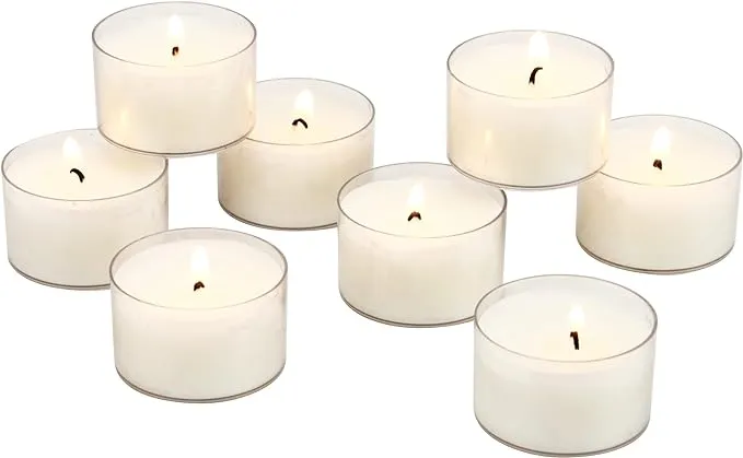 Winston Porter Long Burning Unscented Tealight Candle Set