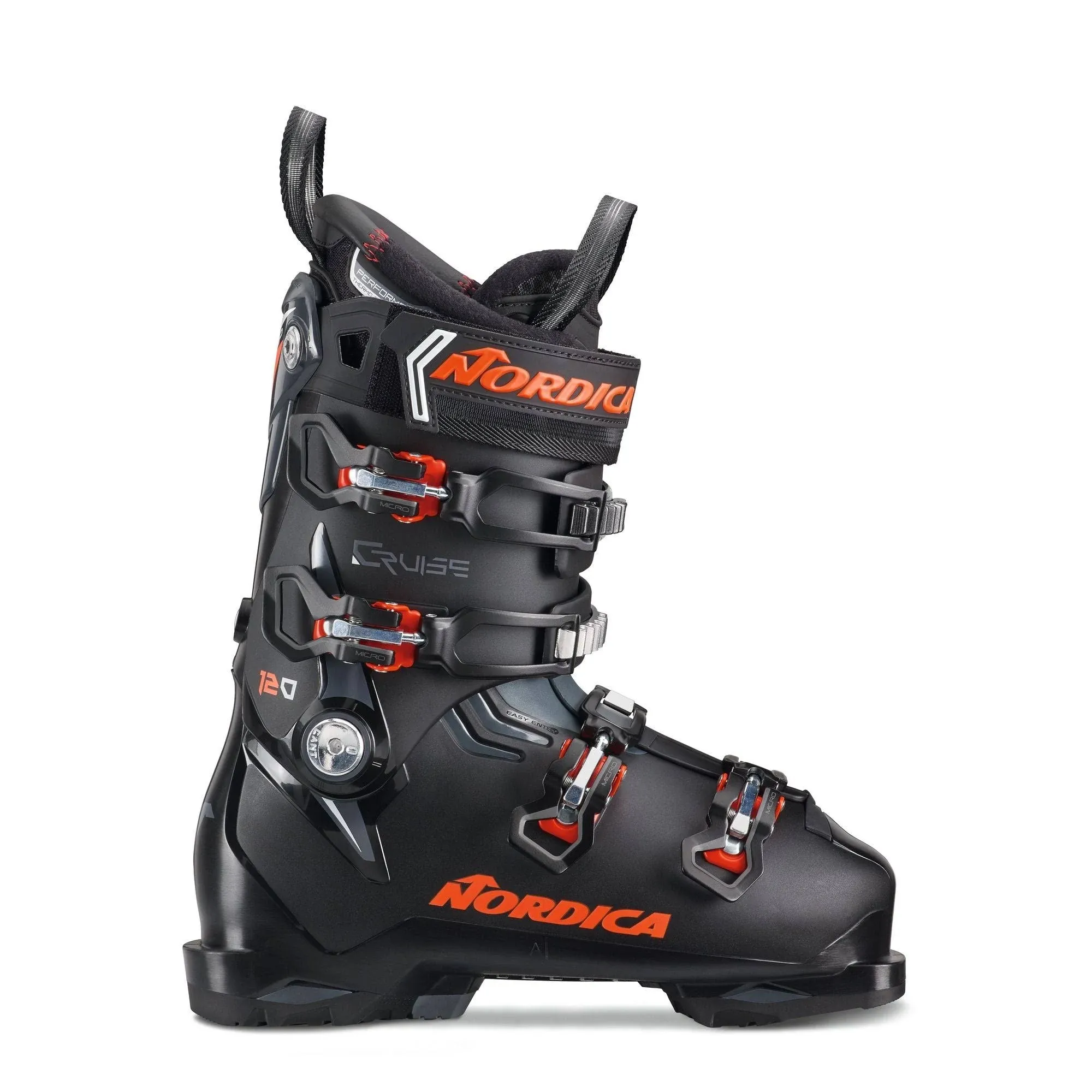 Nordica Cruise 120 Men&#039;s Ski Boots, Black/Anthraci<wbr/>te/Red, M27.5 MY24