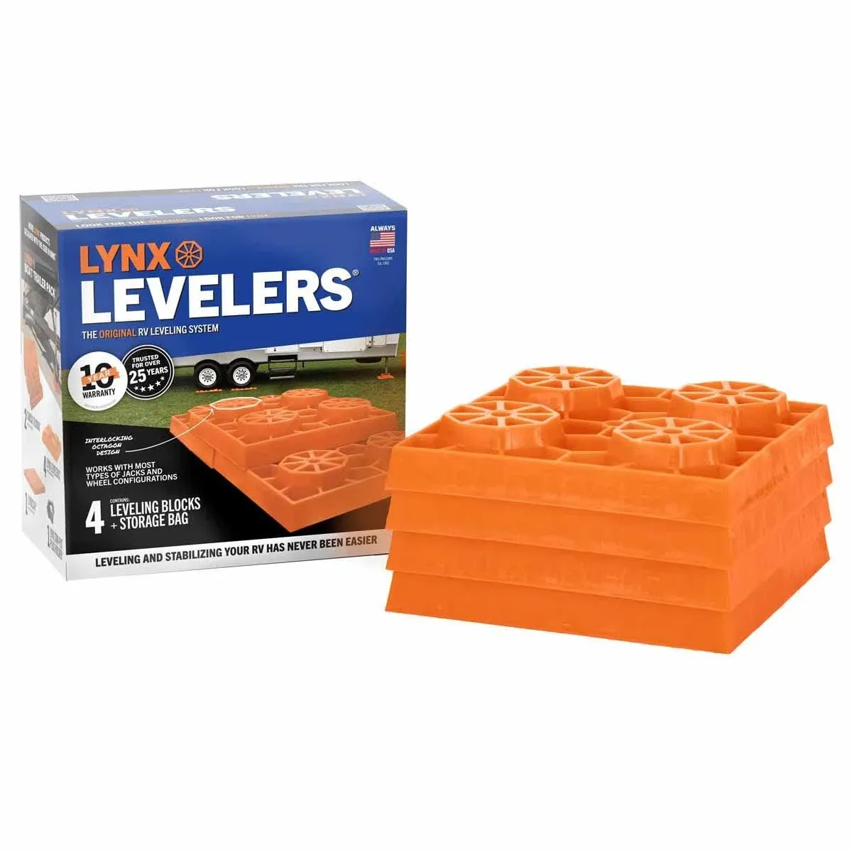 Tri-Lynx 00016 RV Levelers - 4 Pack