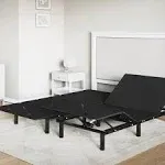 Sven & Son Essential Adjustable Bed Base Split King Charcoal Grey