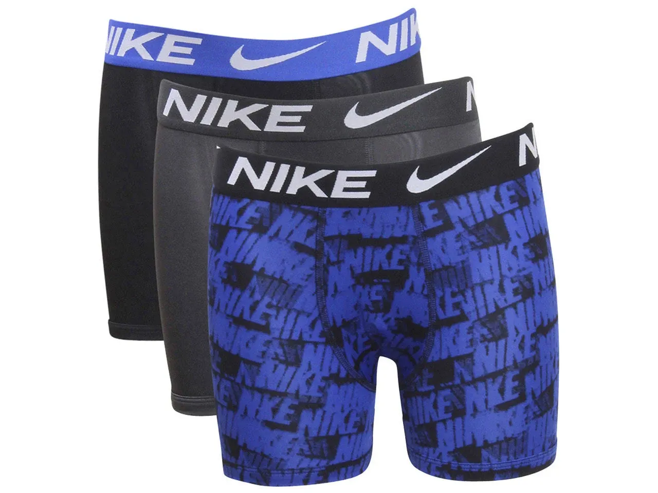 Boys Nike 3 Pack Essential Boxer Briefs