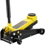 VEVOR Floor Jack, 3 Ton Low Profile Floor Jack For All Terrain Vehicle , Heavy-Duty Steel Racing Floor Jack with Single Piston Quick Lift Pump, Floor Jack Lifting Range 5.12"-20", 3.0 tons