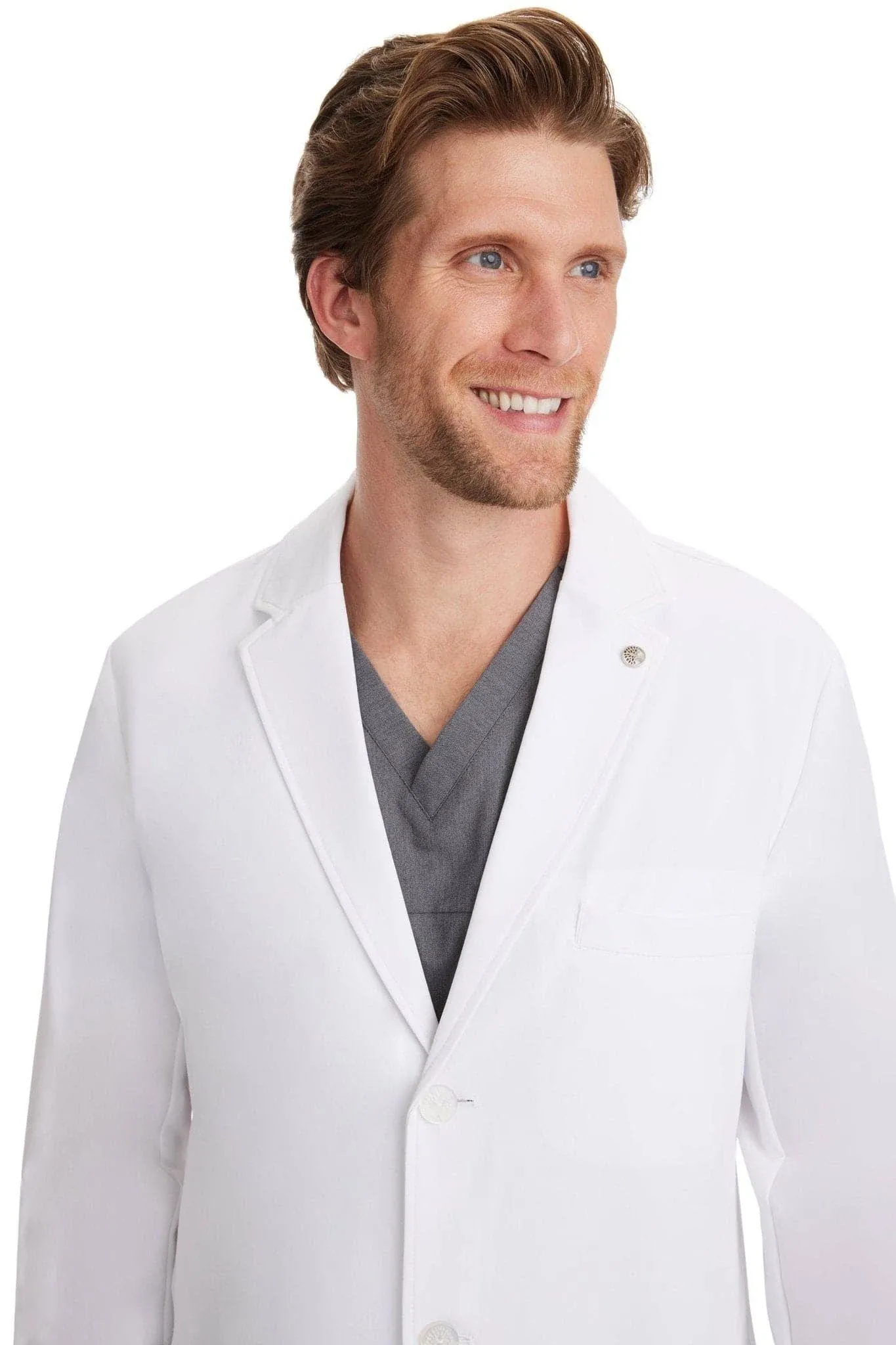 Logan 35 Inch Stretch Lab Coat